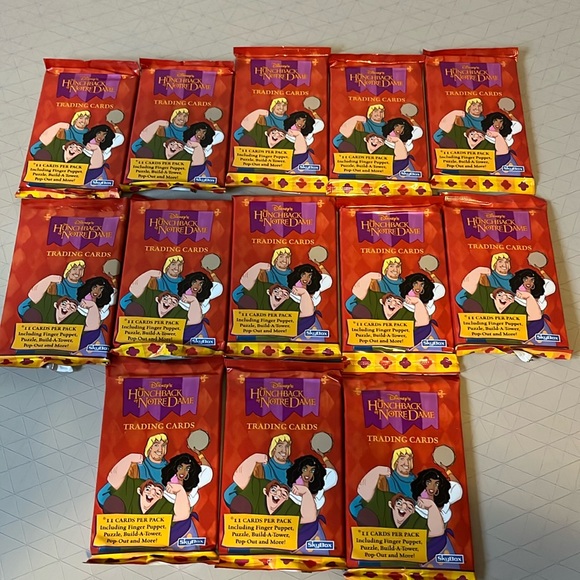 13 Packs of Disney’s Hunchback of Notre Dame Trading Cards - Picture 2 of 2